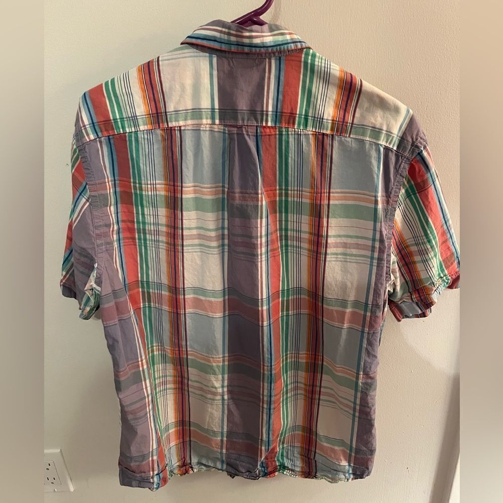 Colorful Short Sleeve Men’s H&M Button Down - Picture 3 of 6